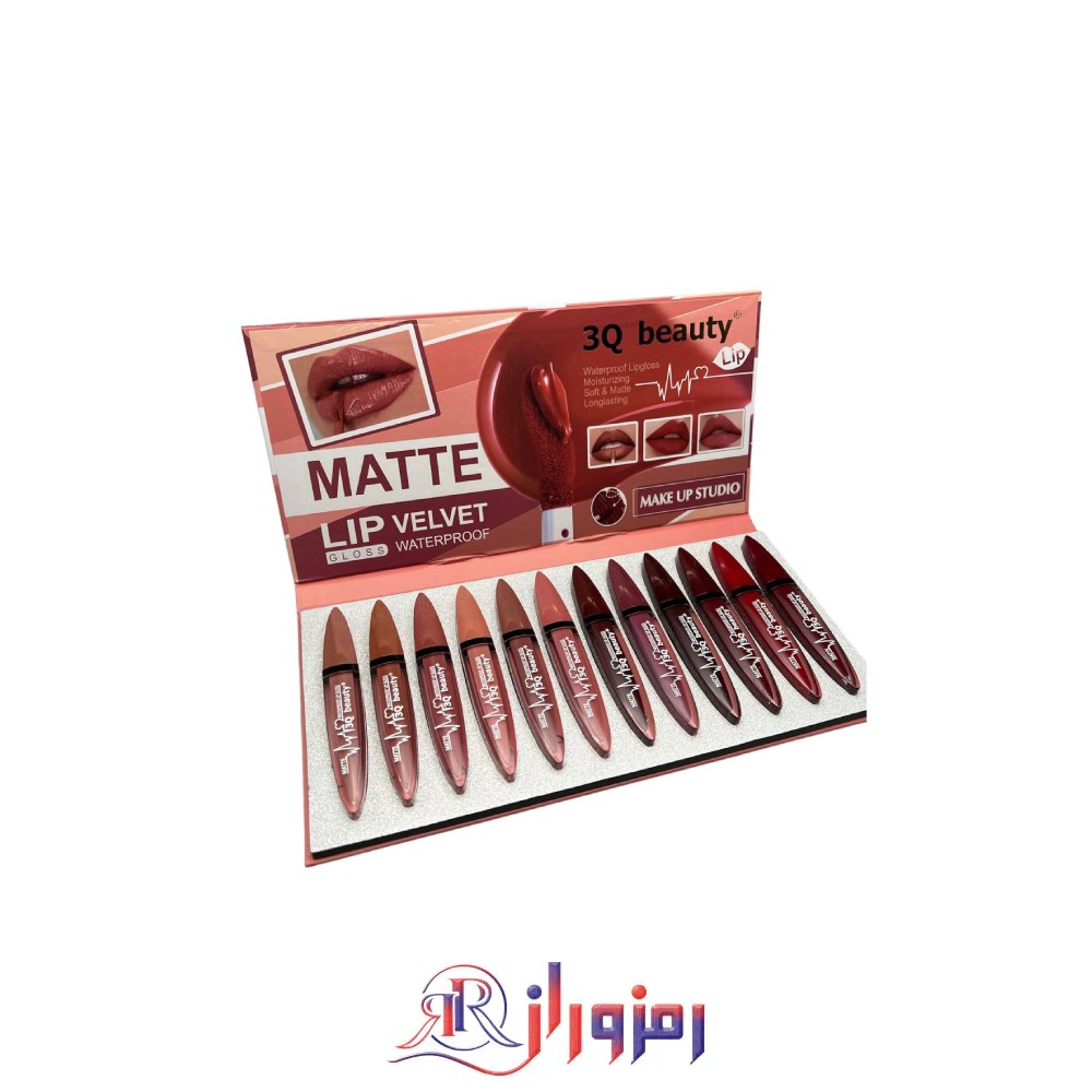 رژلب مایع 3Q Beauty پک 12 عددی،خرید و قیمت رژلب مایع 3Q Beauty پک 12 عددی،رزلب مایع